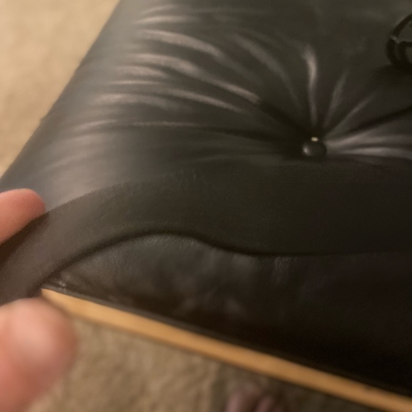 Gucci Leather belt with interlocking G BLACK,BLACK - Picture 10 of 10